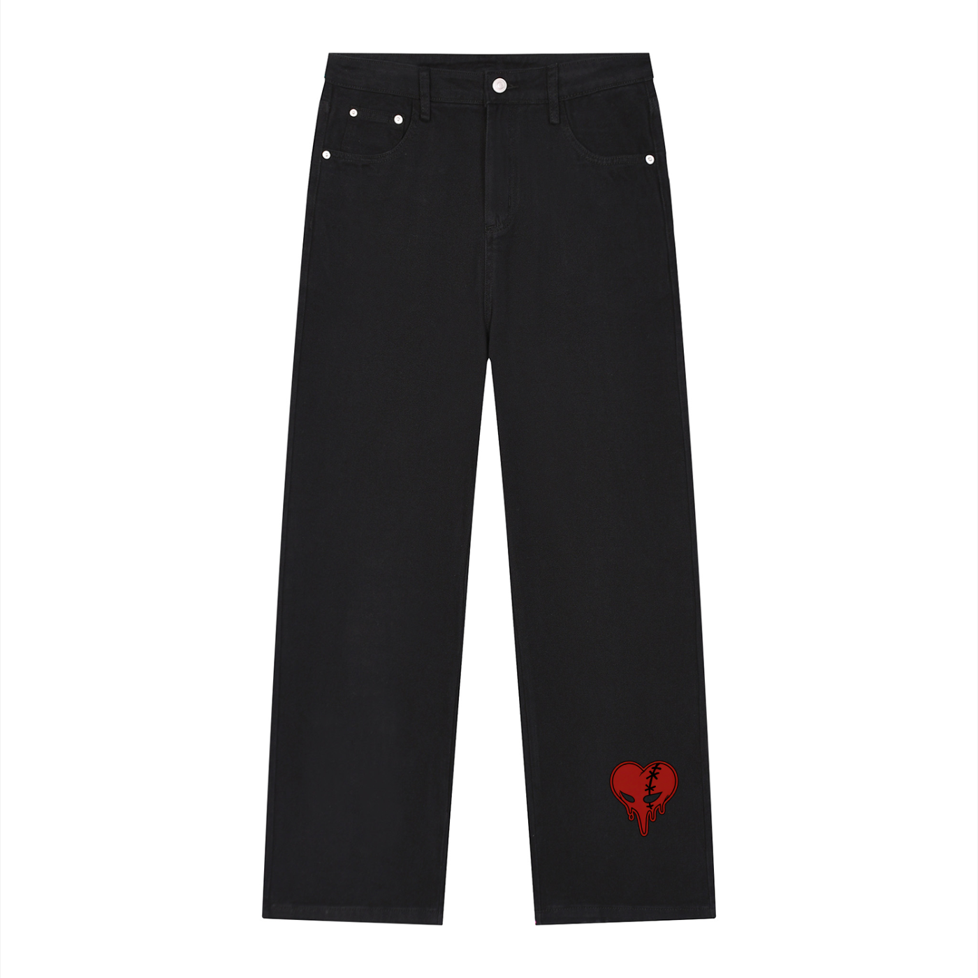 Men’s Vintage Washed Straight Leg Jeans