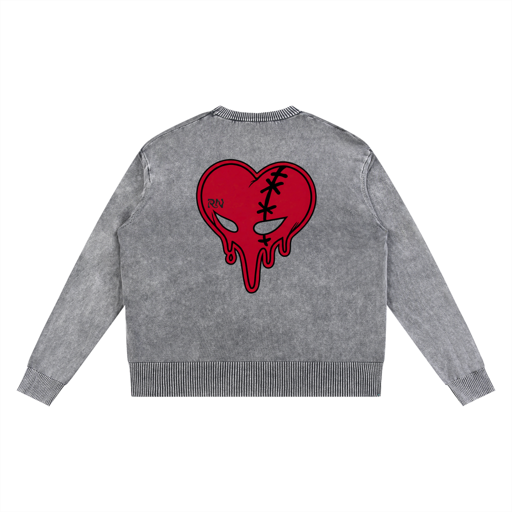 Mineral Washed Oversized Sweater