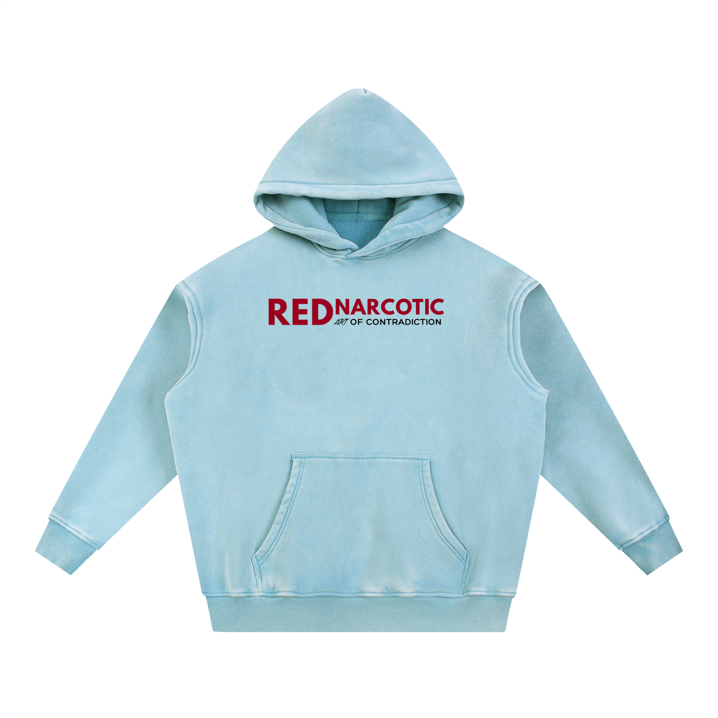 Snow Washed Fleece Oversized Hoodie