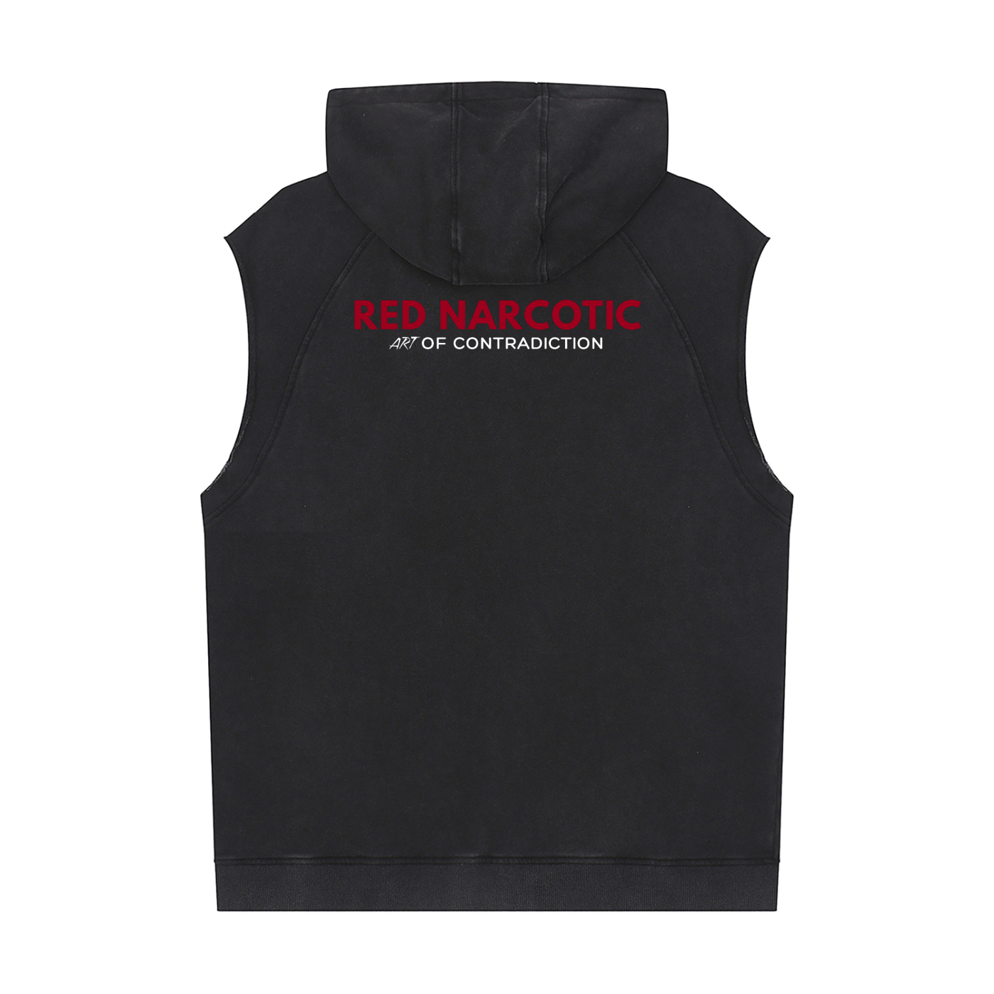 Snow Washed Sleeveless Hoodie