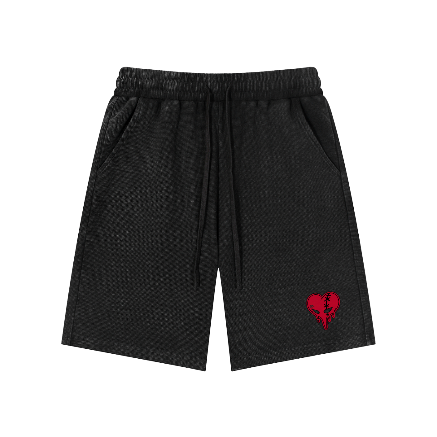 LH-17 Mineral Washed Waffle Shorts