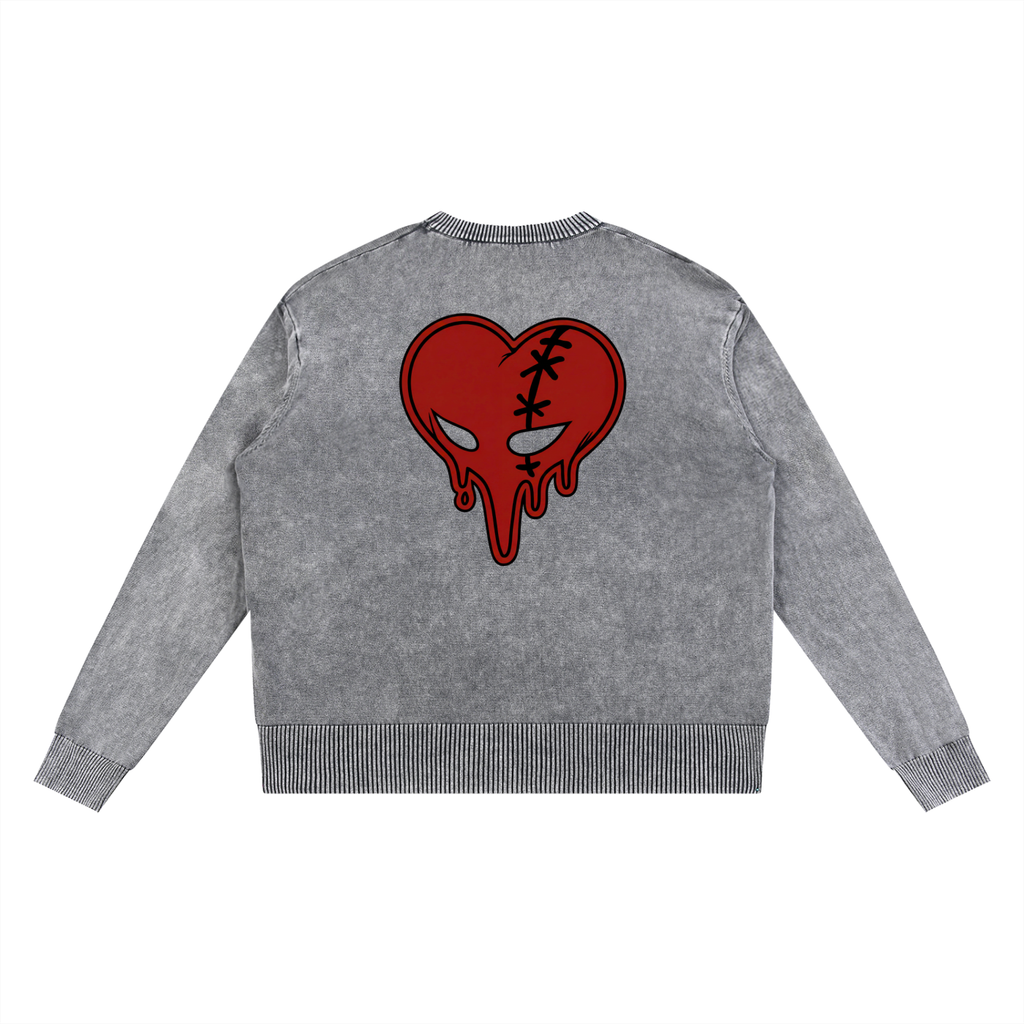 Mineral Washed Oversized Sweater