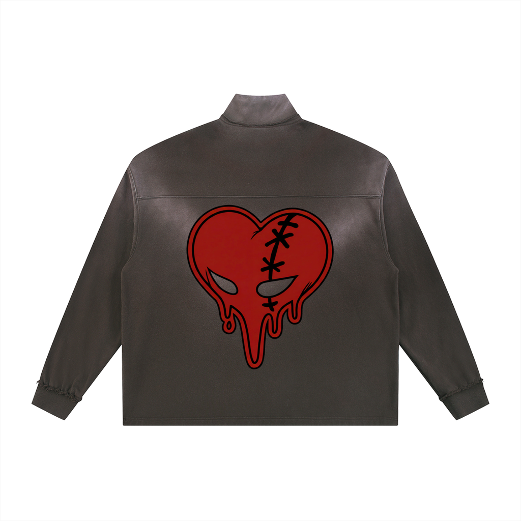 Sun Faded Edge Quarter-Zip Sweatshirt