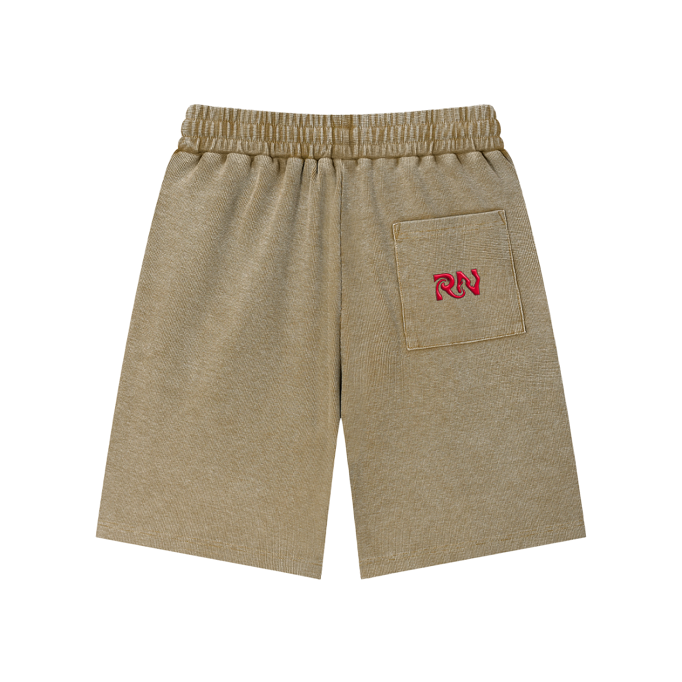 Mineral Washed Waffle Knit Shorts