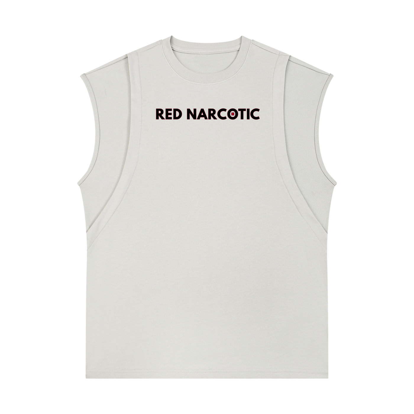 ST-19 Spliced Panel Sleeveless Tee