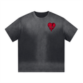 “I” Shape Gradient Washed T-Shirt