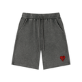 Mineral Washed Waffle Knit Shorts