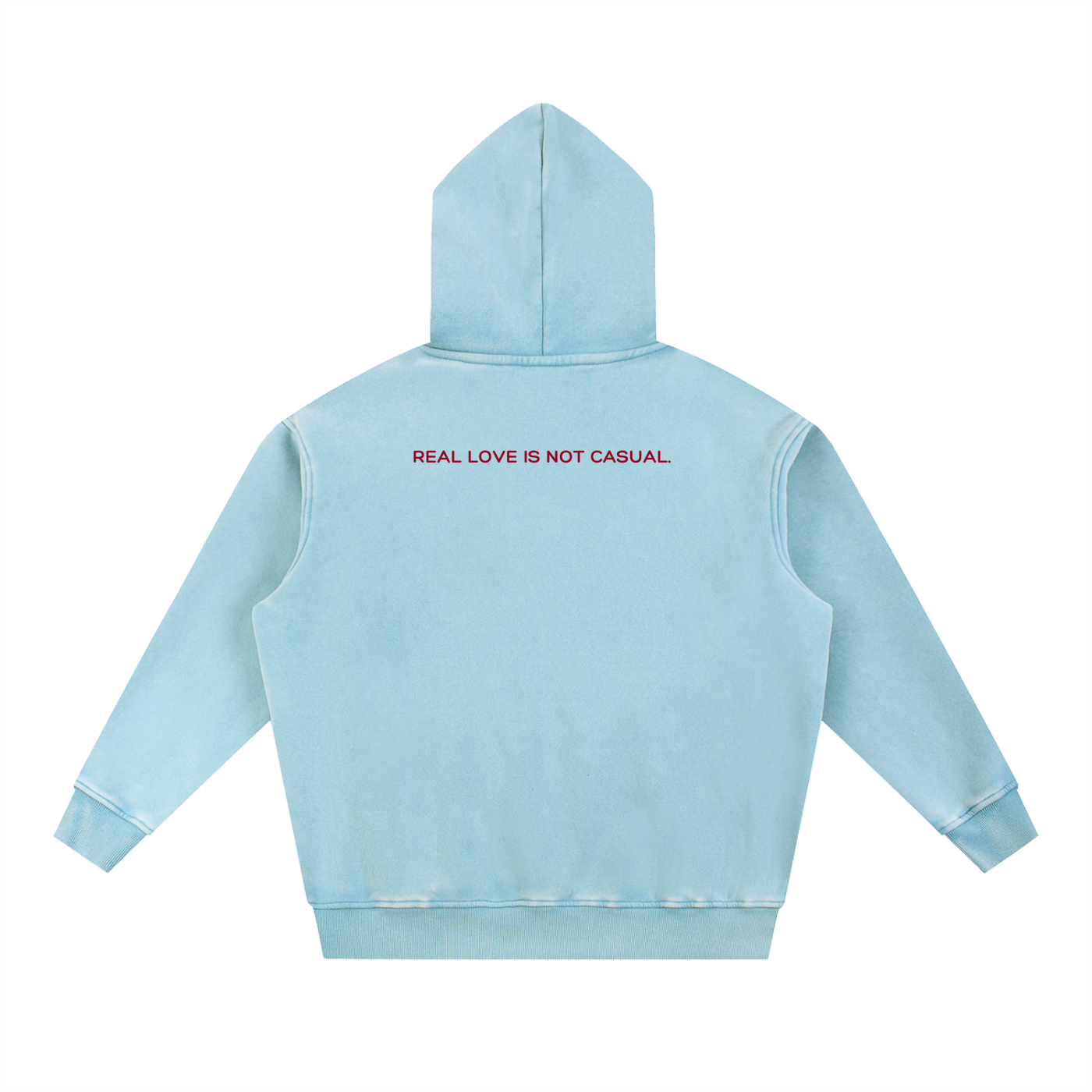 Snow Washed Fleece Oversized Hoodie