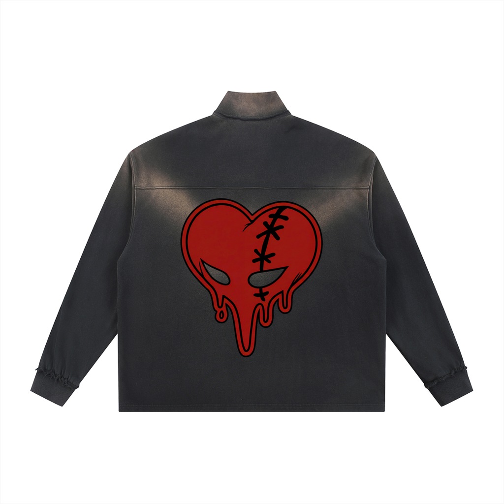 Sun Faded Edge Quarter-Zip Sweatshirt