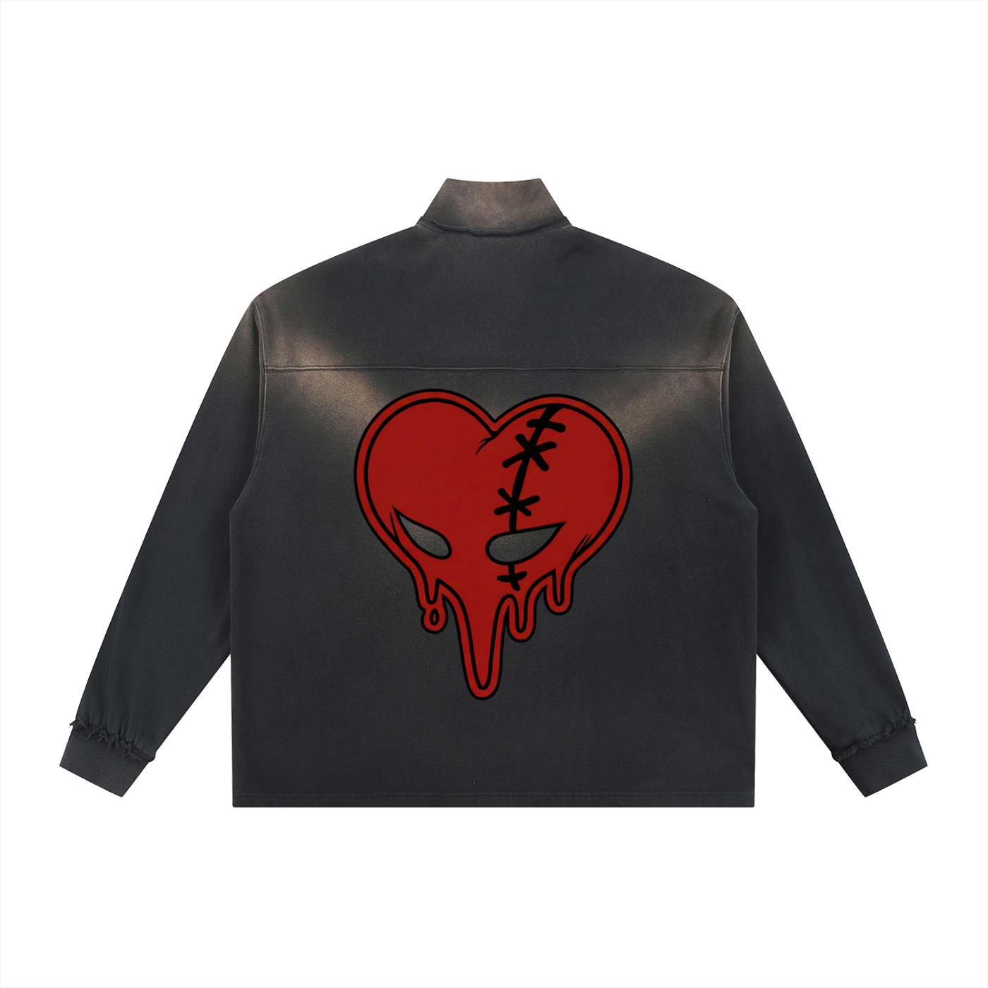 Sun Faded Edge Quarter-Zip Sweatshirt