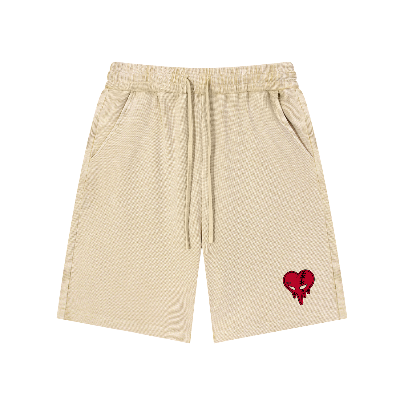 LH-17 Mineral Washed Waffle Shorts