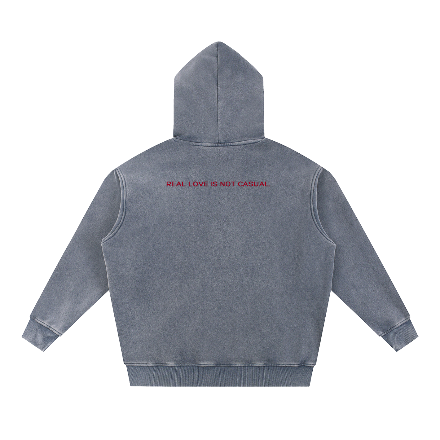 Snow Washed Fleece Oversized Hoodie