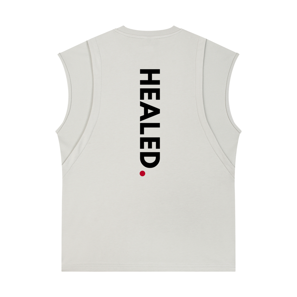 ST-19 Spliced Panel Sleeveless Tee