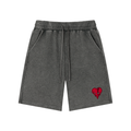 Mineral Washed Waffle Knit Shorts