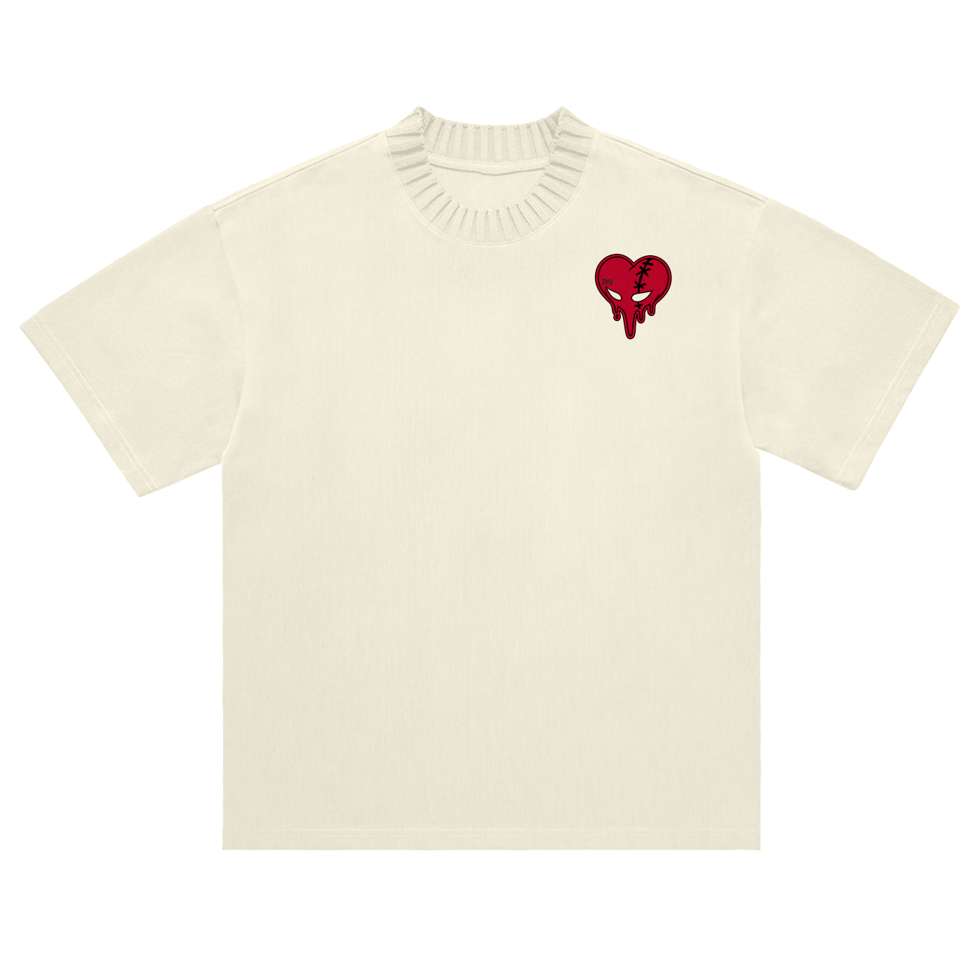 Heavyweight Knitted Round Neck T-Shirt
