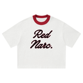 Knitted Neck Boxy T-Shirt
