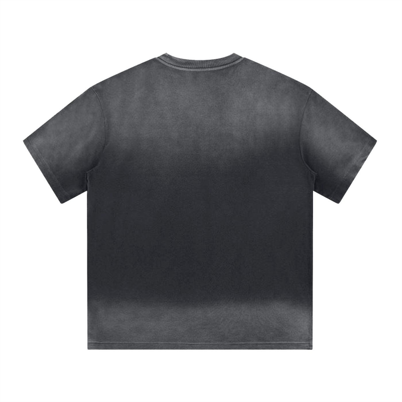 “I” Shaped Gradient Washed T-Shirt