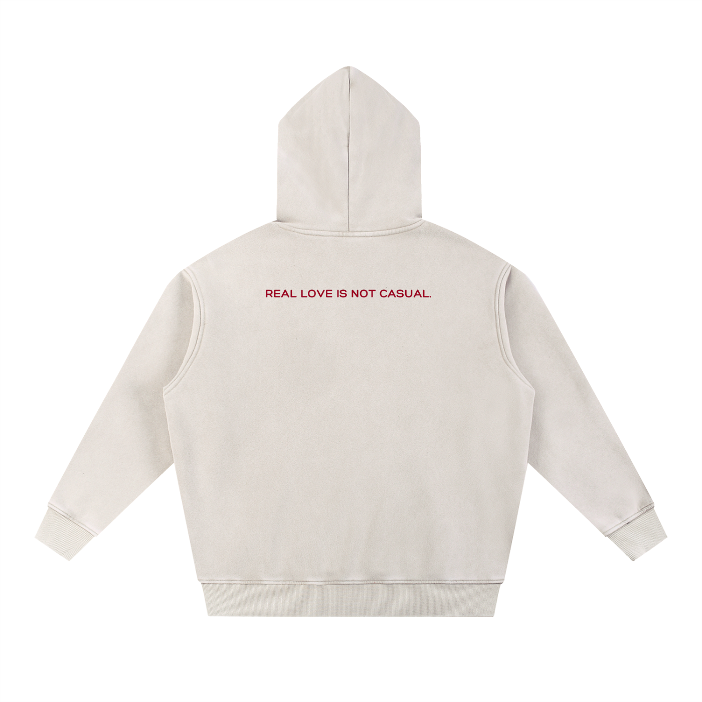 Snow Washed Fleece Oversized Hoodie