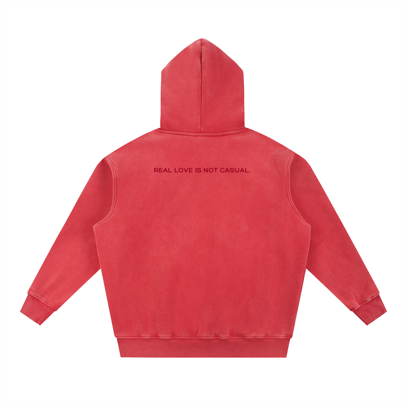 Snow Washed Fleece Oversized Hoodie