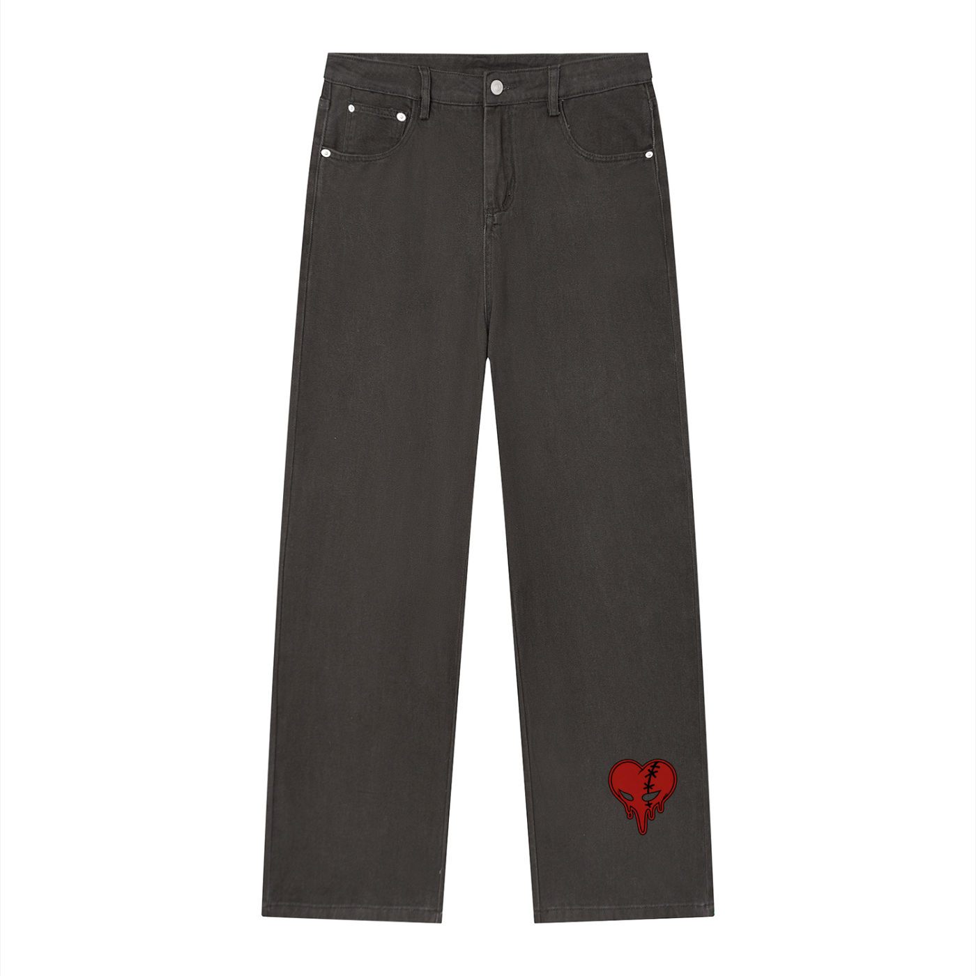 Men’s Vintage Washed Straight Leg Jeans