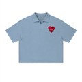 Vintage Washed Waffle Boxy Polo