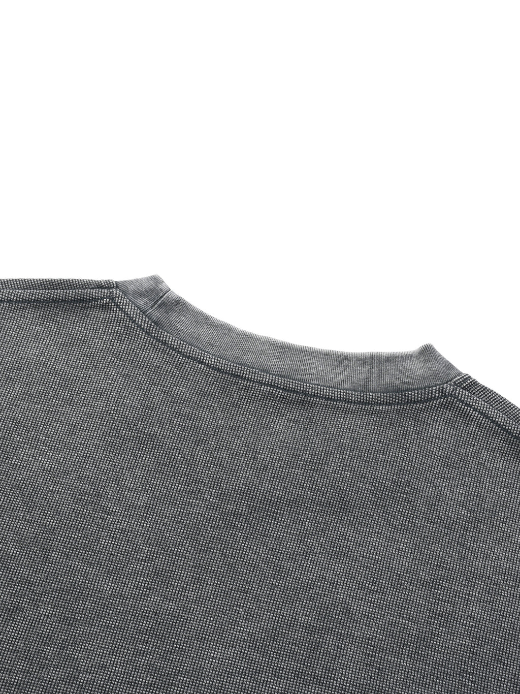 LH-34 Mineral Washed Waffle Boxy Shirt
